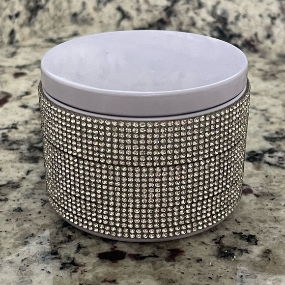 Silver Rhinestone Candle - Picture 2 of 3